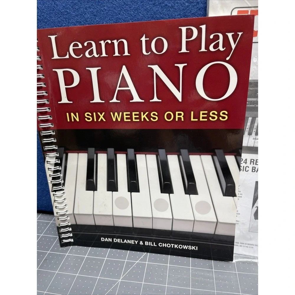 Learn to Play Piano in Six Weeks or‎ Less (Volume 1) Keyboard Decals 24